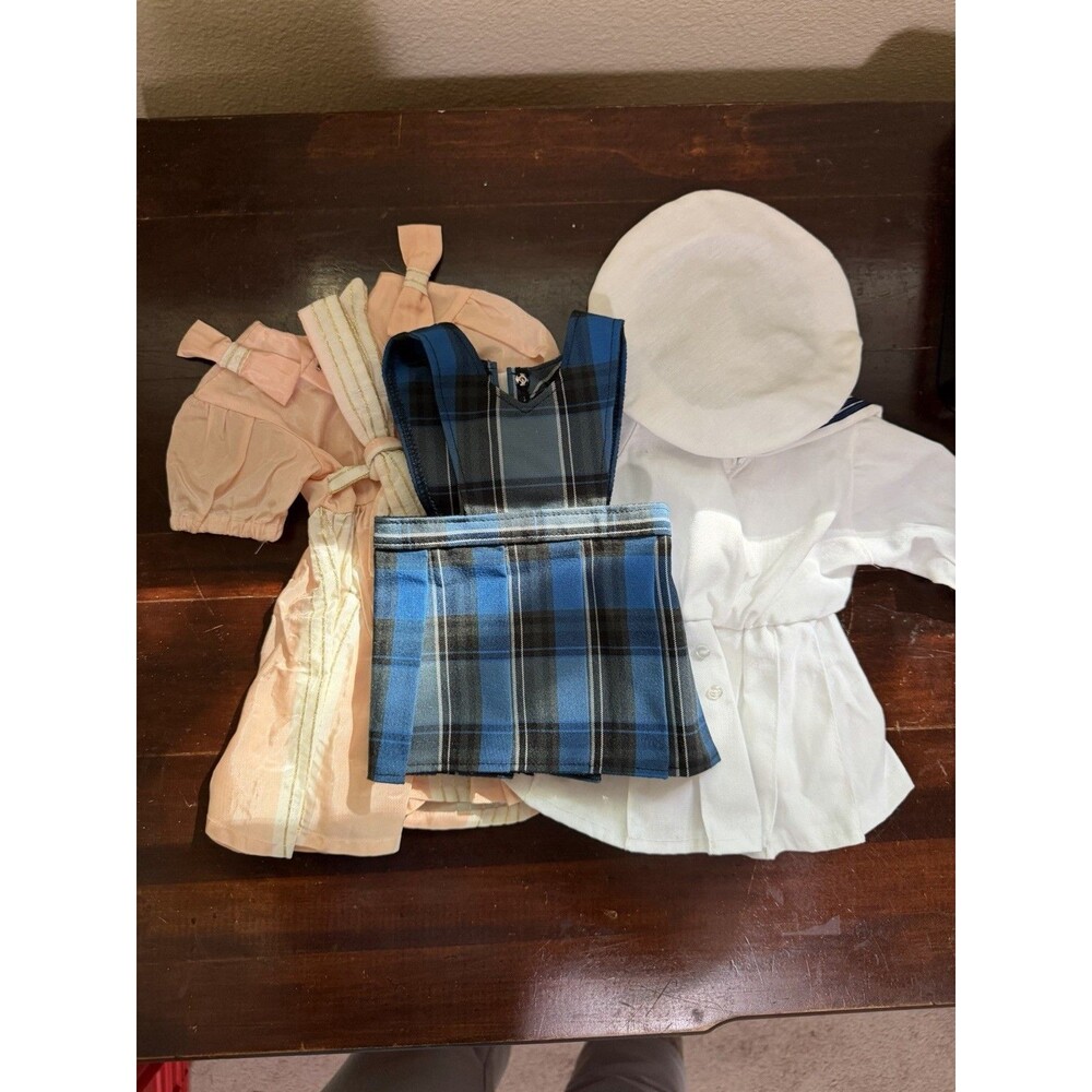 3 Piece Unbranded American Girl Doll Style Clothes - Sailor, Dress & Jumper